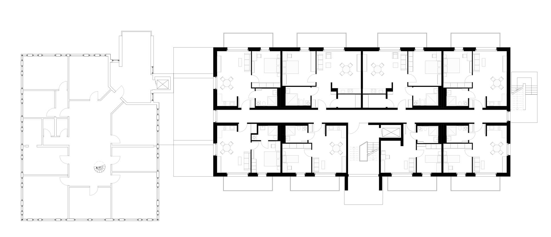 Betreutes Wohnen Augsburg Grundriss OG