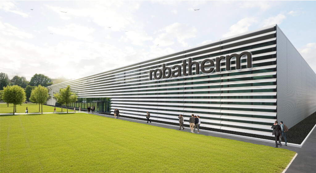 Rendering Neubau Werkshalle robatherm