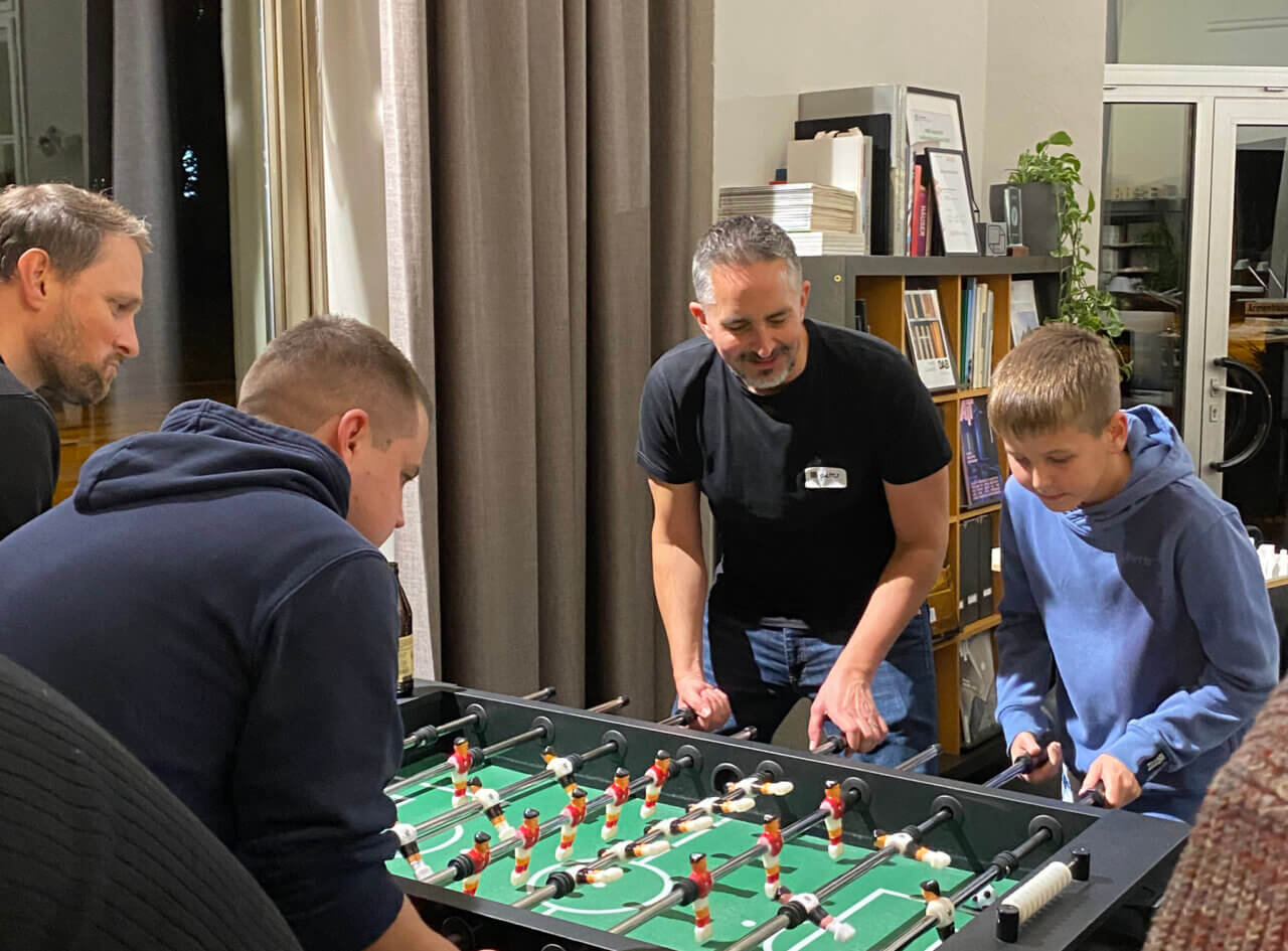 Kickerturnier bei Ott Architekten in Augsburg
